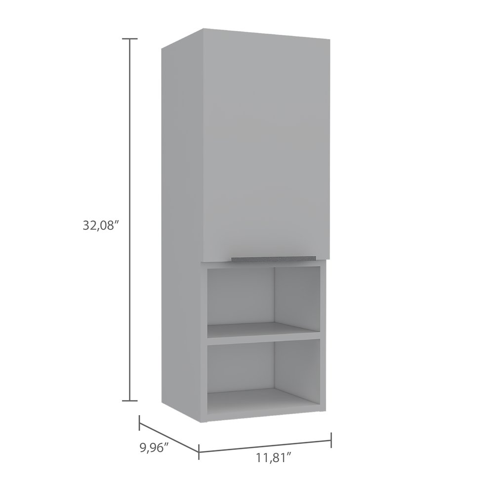 Rectangle 2-Shelf Medicine Cabinet White. Picture 3