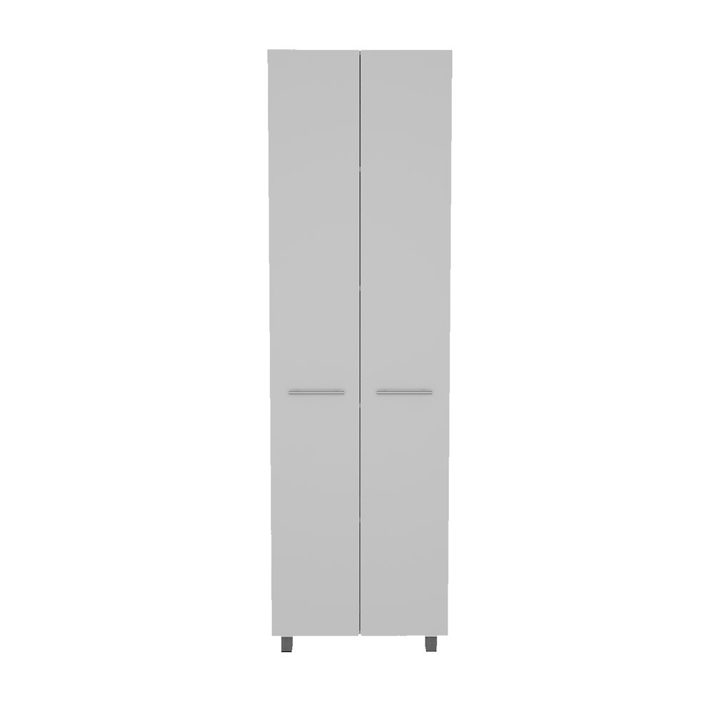 Rectangle Pantry Cabinet White. Picture 1