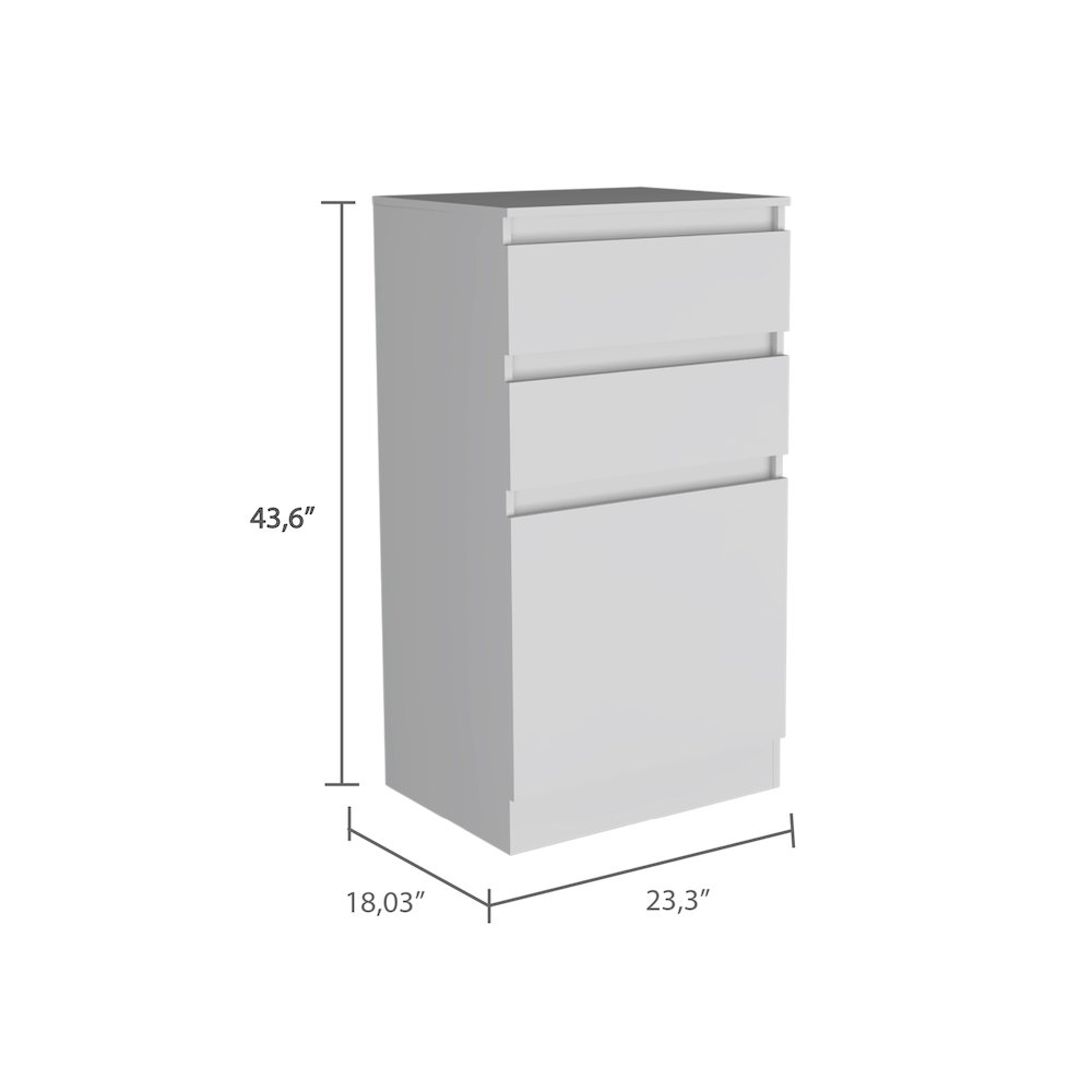 2-Drawer Dresser White. Picture 6
