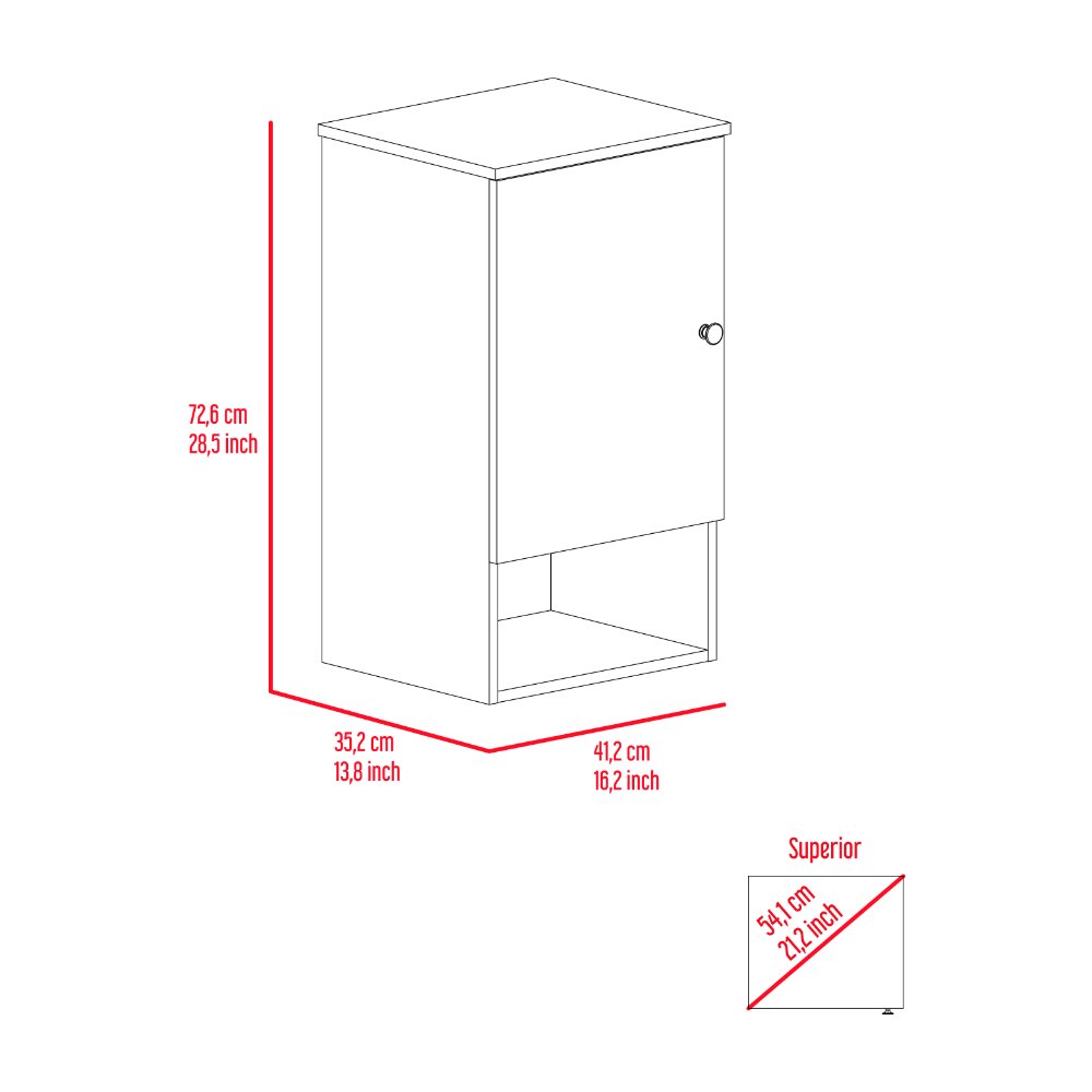 1-Shelf Medicine Cabinet Light Grey. Picture 6
