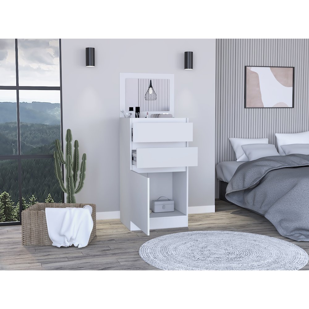 2-Drawer Dresser White. Picture 5