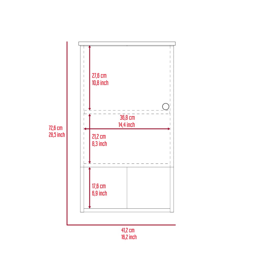 1-Shelf Medicine Cabinet Light Grey. Picture 7