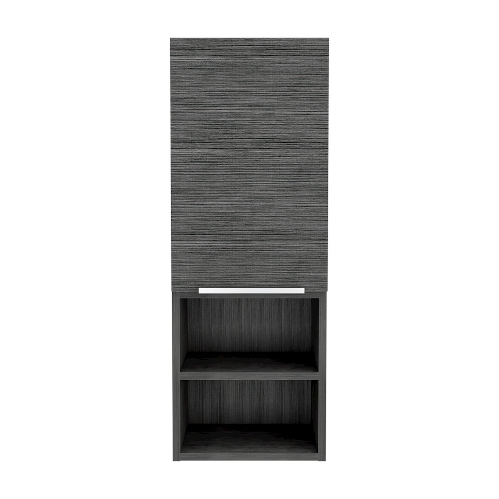 Rectangle 2-Shelf Medicine Cabinet Smokey Oak. Picture 3
