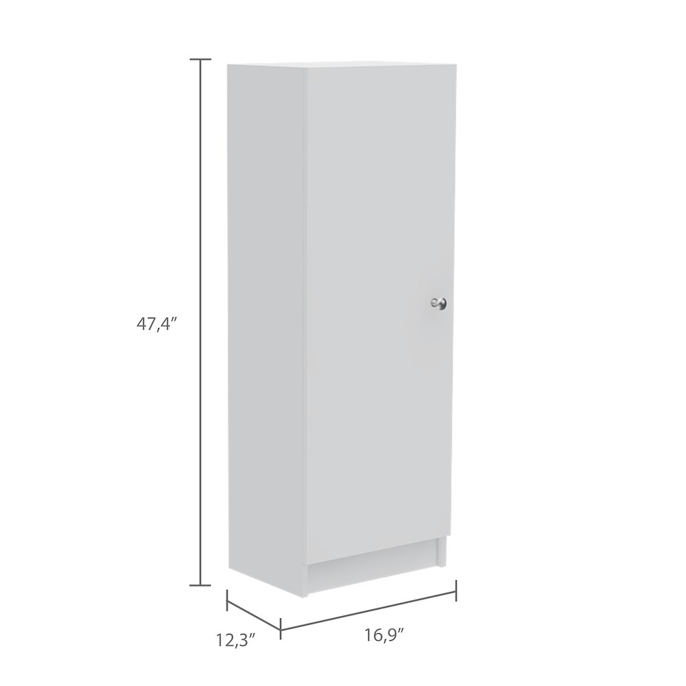 Rectangle Pantry Cabinet White. Picture 3