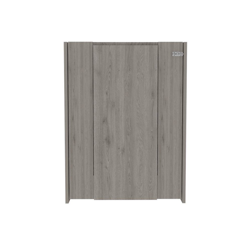 Rectangle Foldable Desk Light Grey. Picture 2