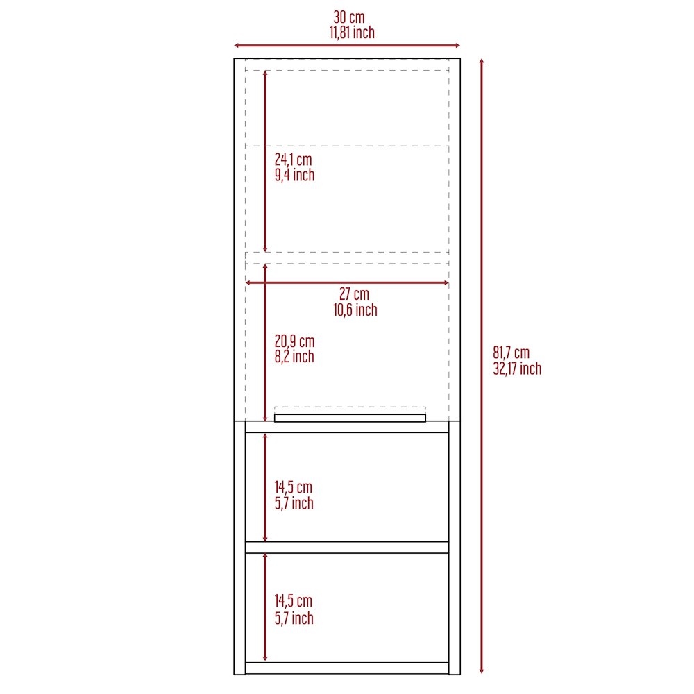 Rectangle 2-Shelf Medicine Cabinet Light Oak. Picture 6