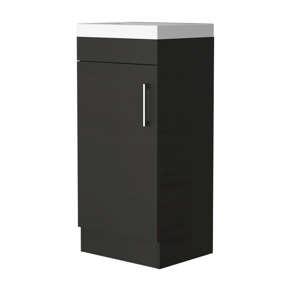 Rectangle Bathroom Vanity Black Wengue. Picture 1