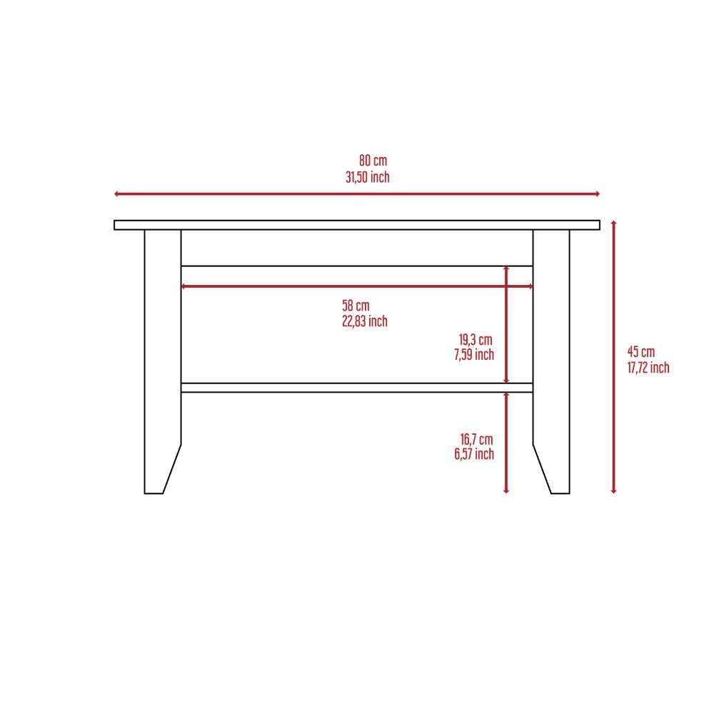 4-Shelf 2-piece Living Room Set, Coffee Table and Bar Cabinet Black and Espresso. Picture 6