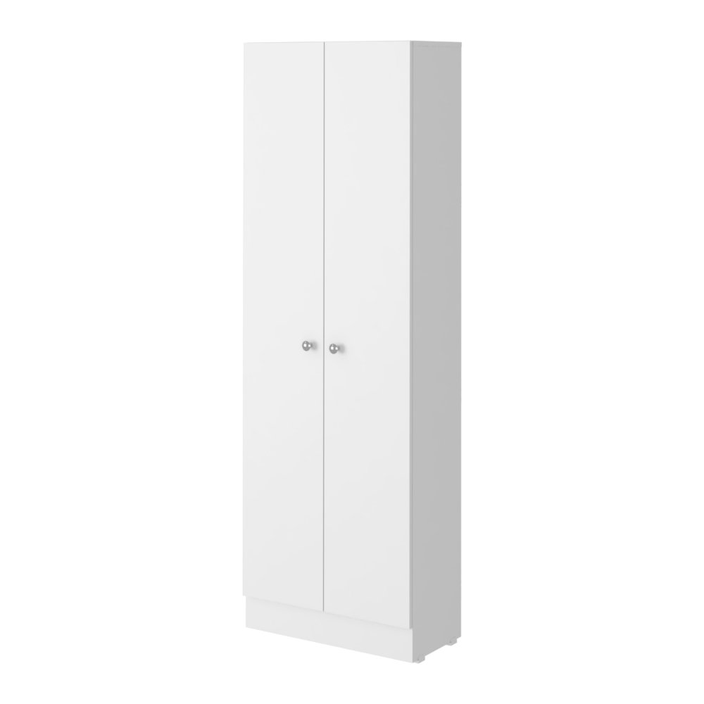 4-Door 2-piece Kitchen Set, Kitchen Island and Pantry Cabinet White. Picture 2