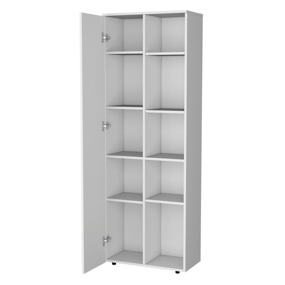 White 1-Door Multistorage Kitchen Pantry. Picture 2
