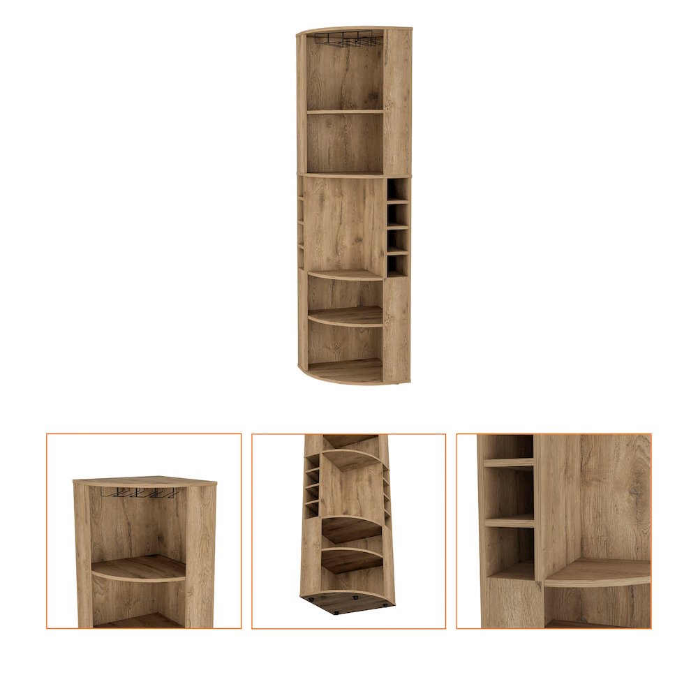 5 Large Sheves Corner Bar Cabinet. Picture 2