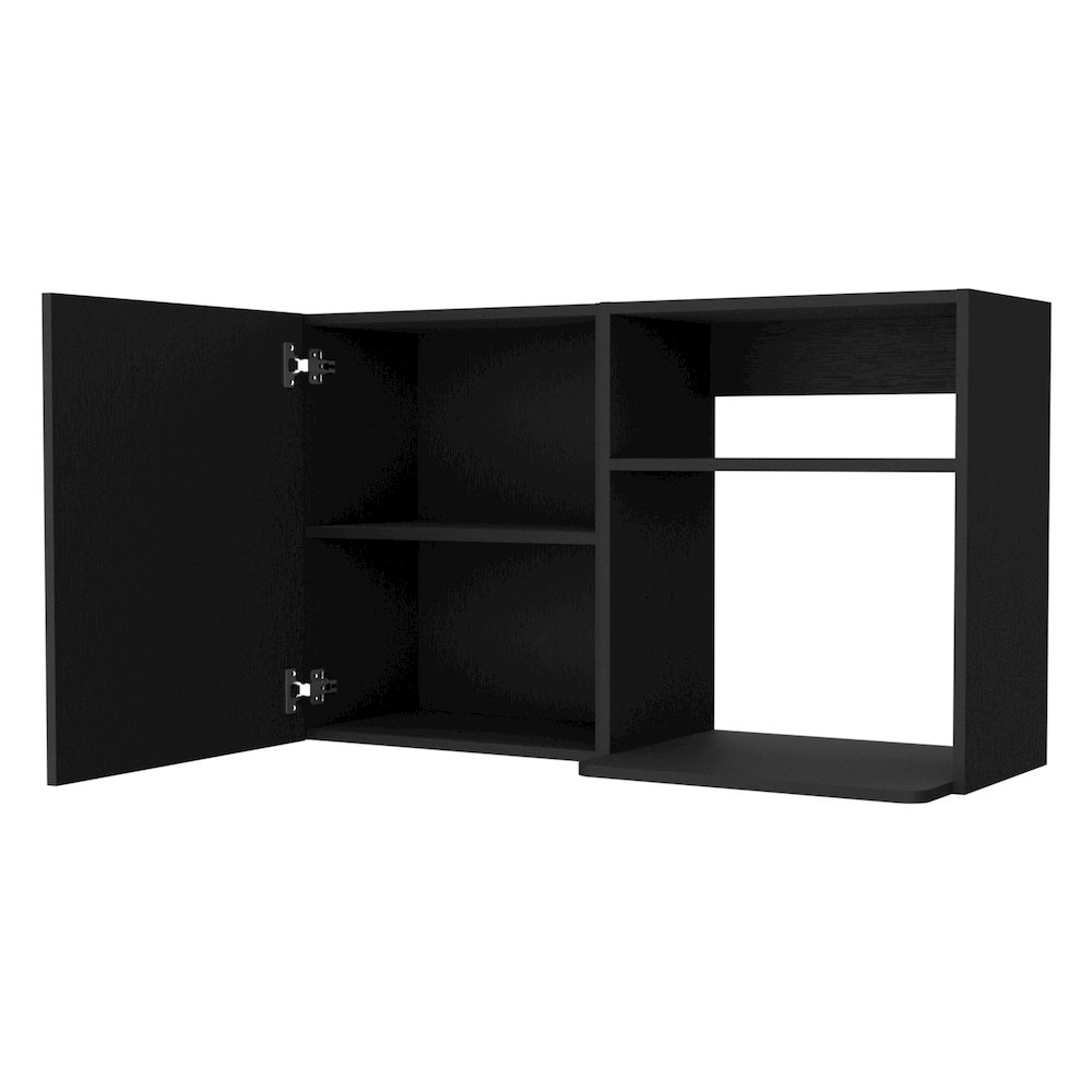 Black 2 Wall Cabinet. Picture 2