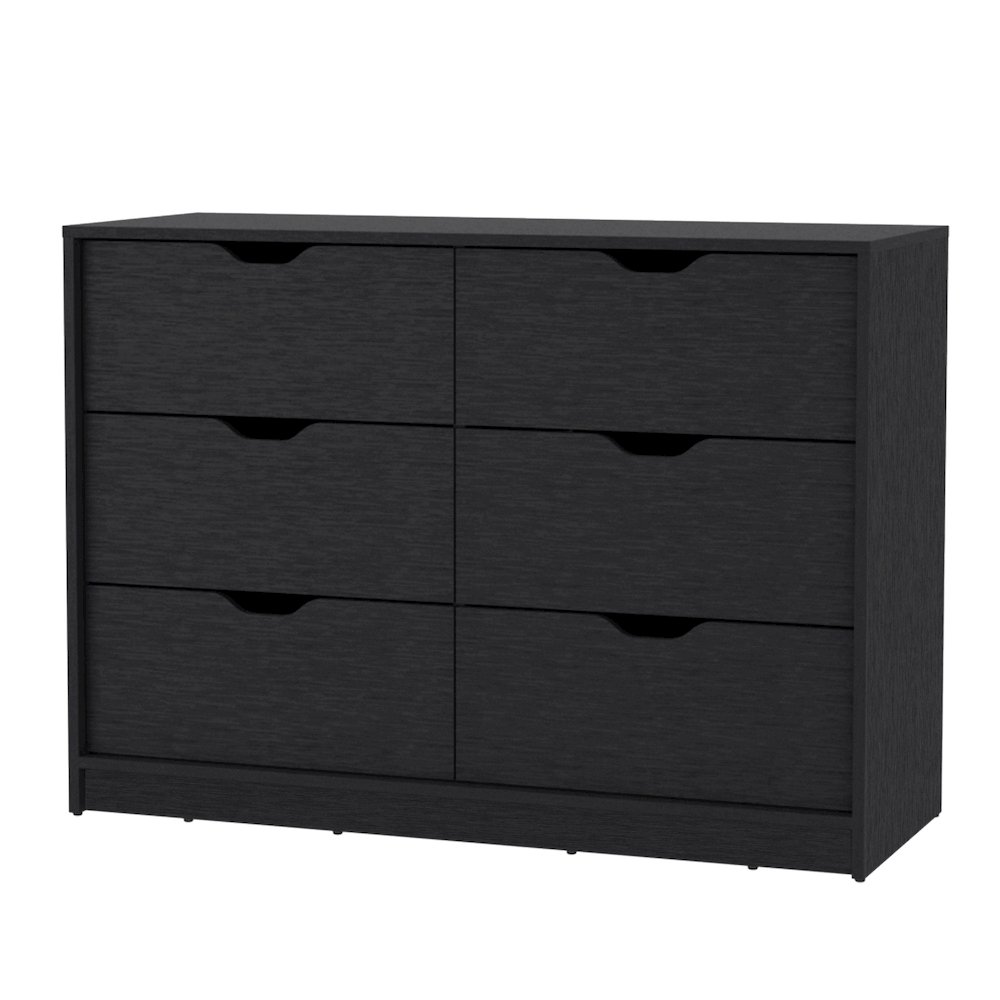 Black 4-Drawer Dresser. Picture 1