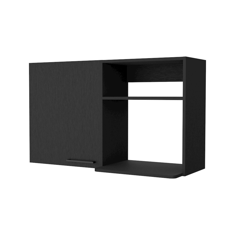 Black 2 Wall Cabinet. Picture 1
