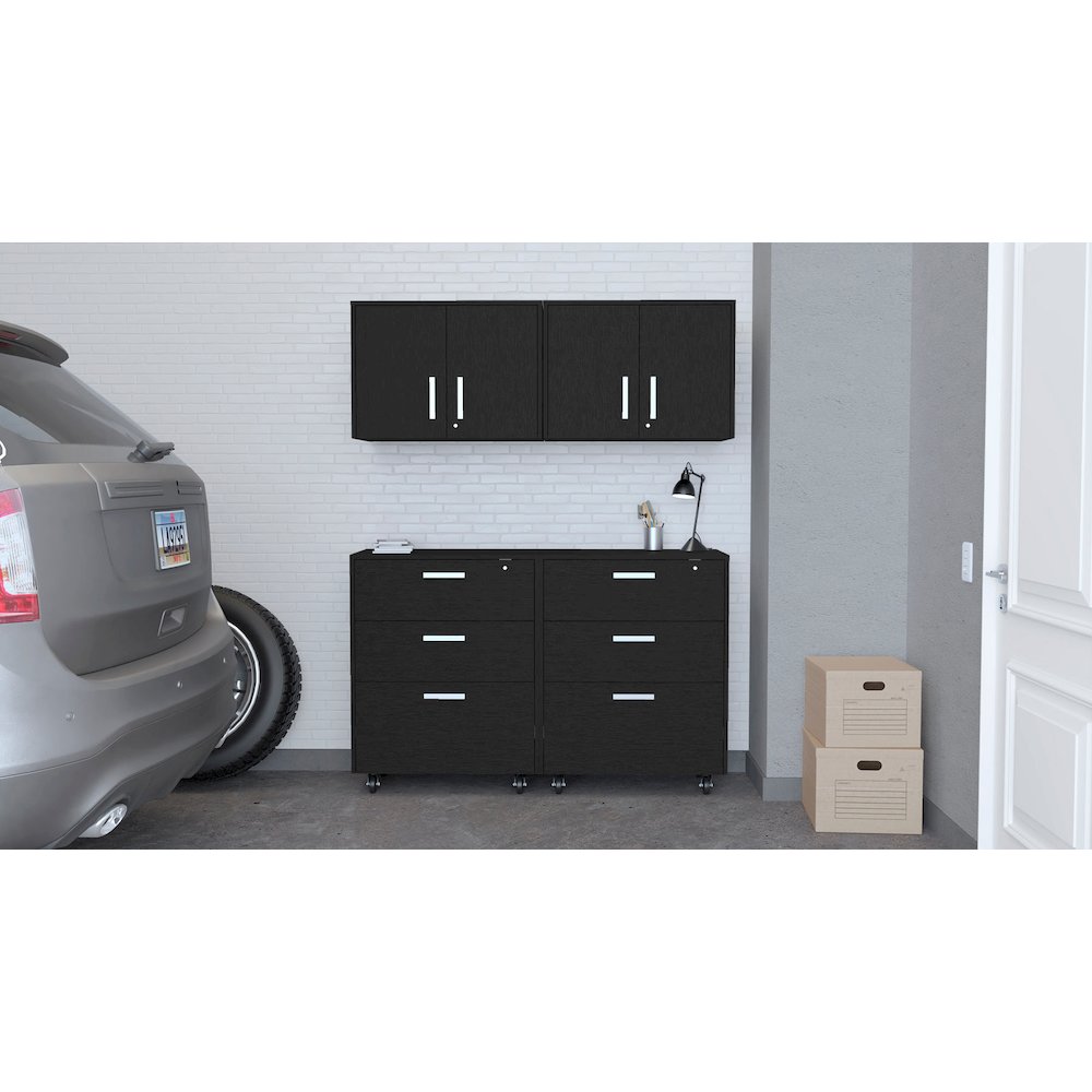 Black 4 Piece Garage Set. Picture 4
