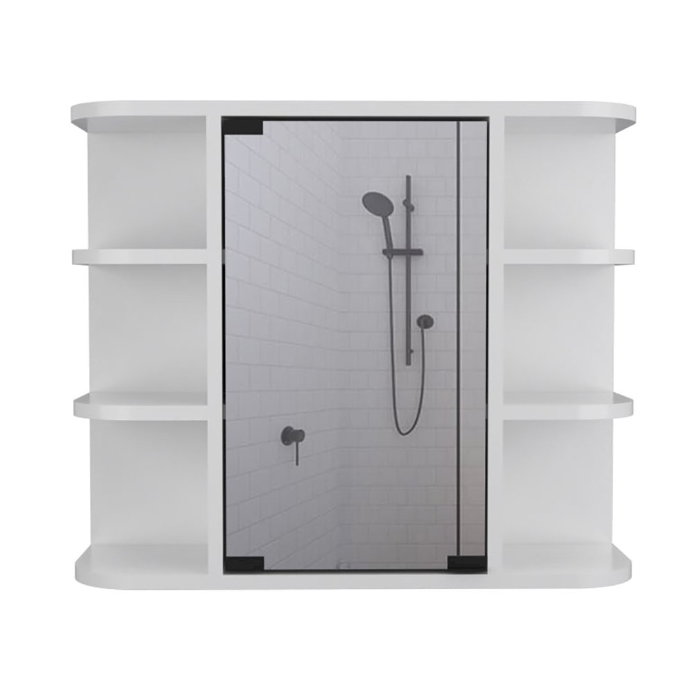 White 2 Piece Bathroom Set. Picture 1