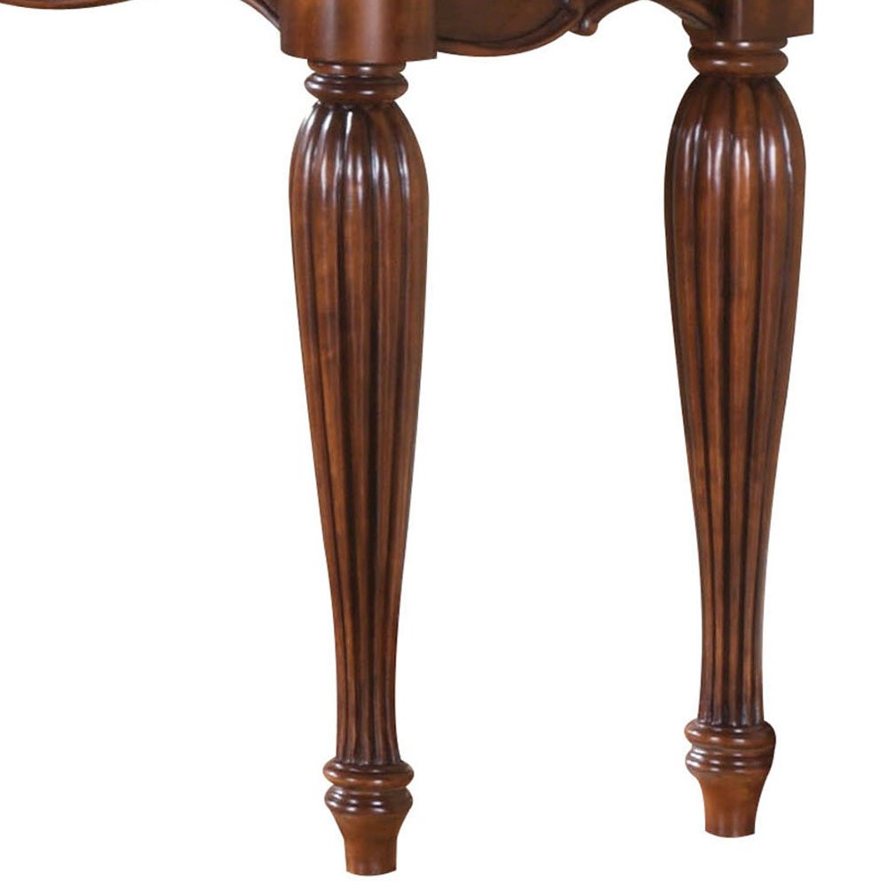 Cherry Sofa Table with Turned Fluted Legs. Picture 2