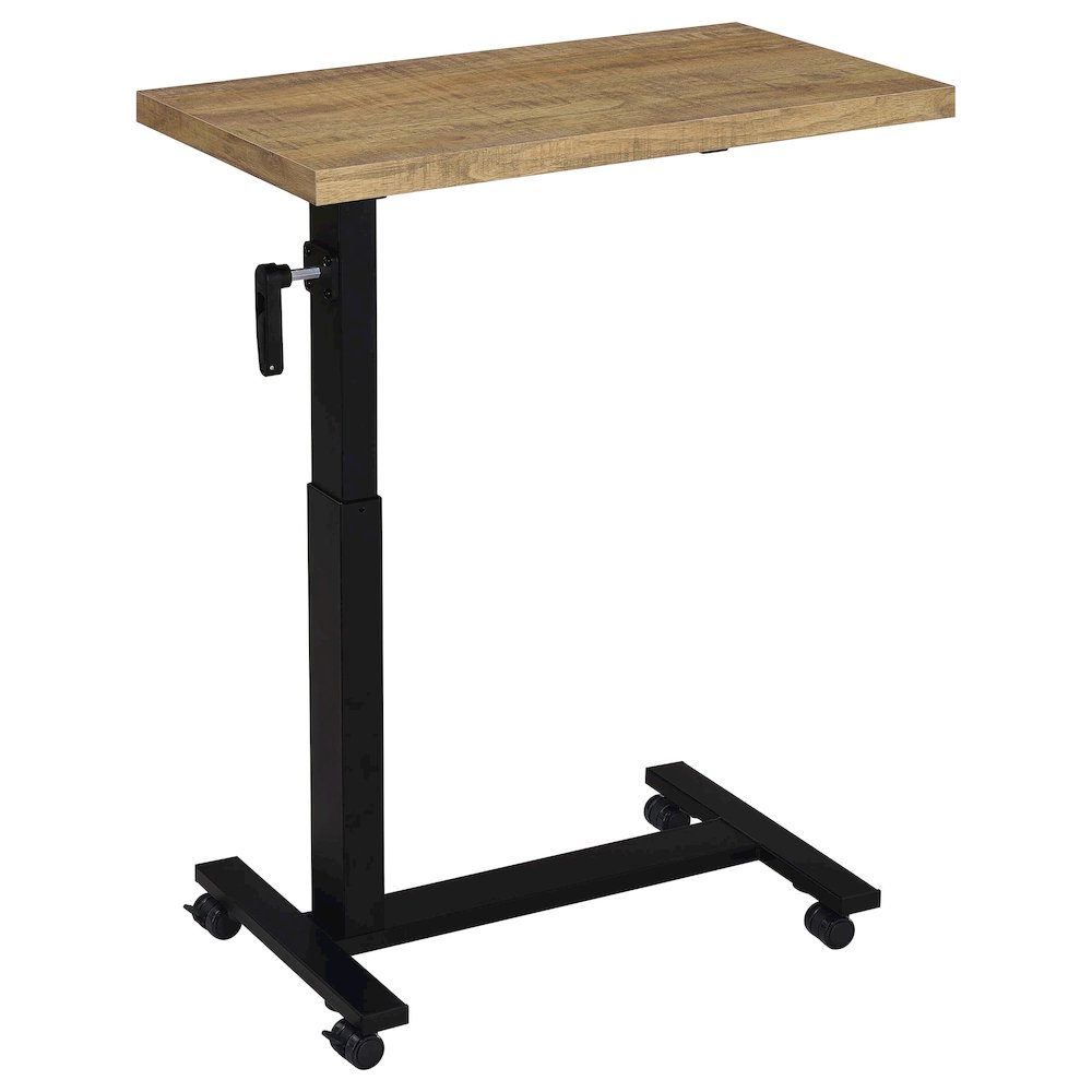 Geary Mango Height Adjustable Mobile Bedroom C-Table. Picture 1