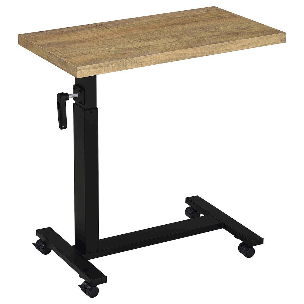 Geary Mango Height Adjustable Mobile Bedroom C-Table. Picture 2