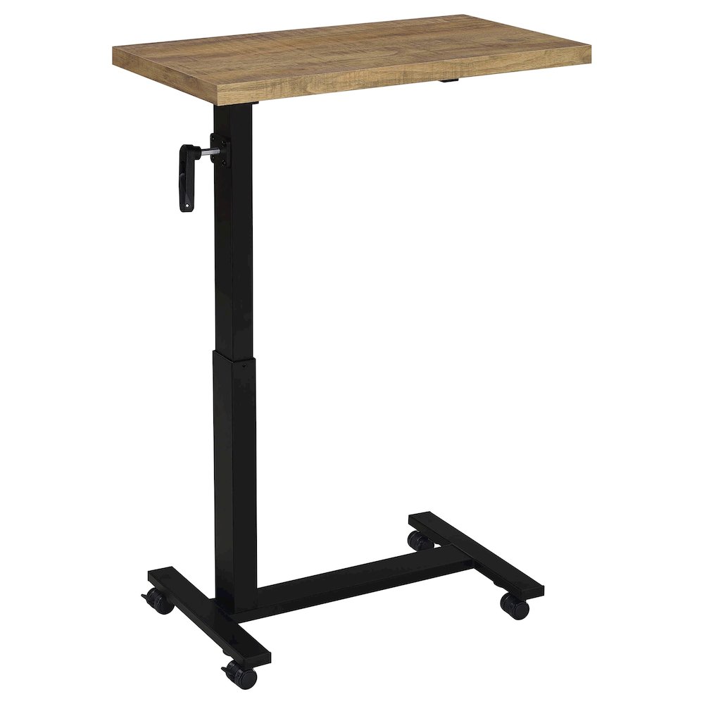 Geary Mango Height Adjustable Mobile Bedroom C-Table. Picture 4