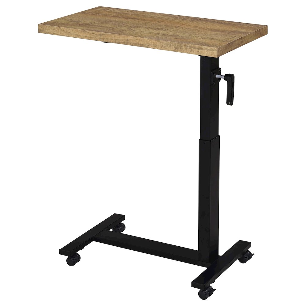 Geary Mango Height Adjustable Mobile Bedroom C-Table. Picture 6