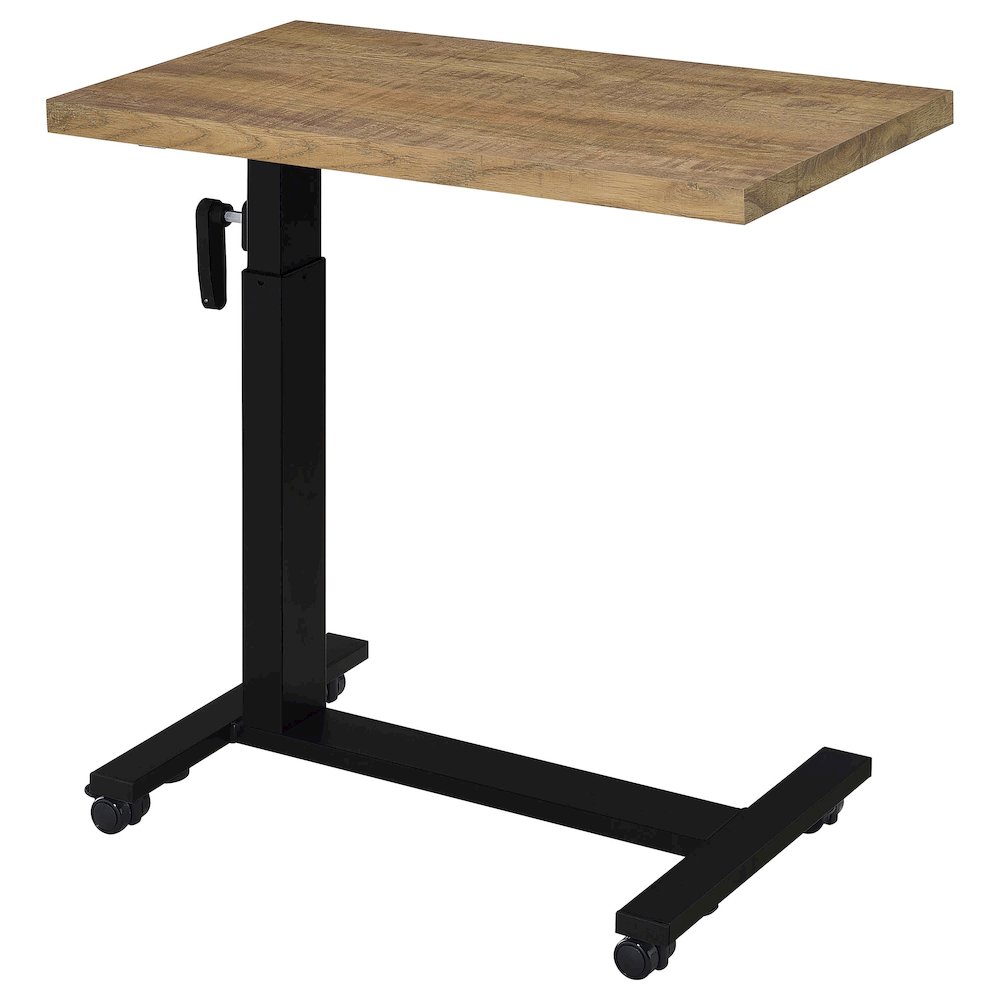 Geary Mango Height Adjustable Mobile Bedroom C-Table. Picture 9