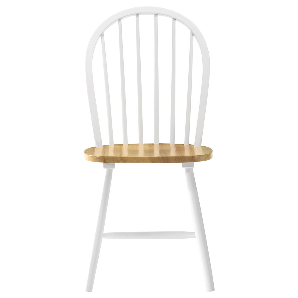 Country Two-tone Wood Dining Chairs (Set of 4). Picture 4