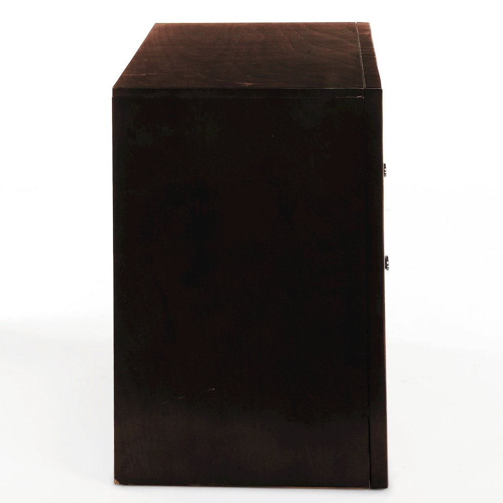 Espresso 2-drawer Nightstand. Picture 3