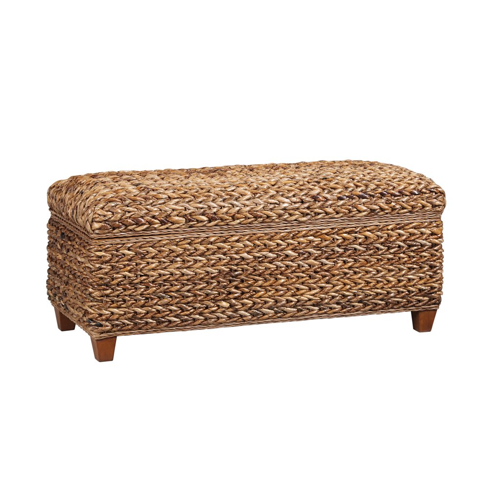 Amber Woven Banana Leaf Trunk. Picture 1