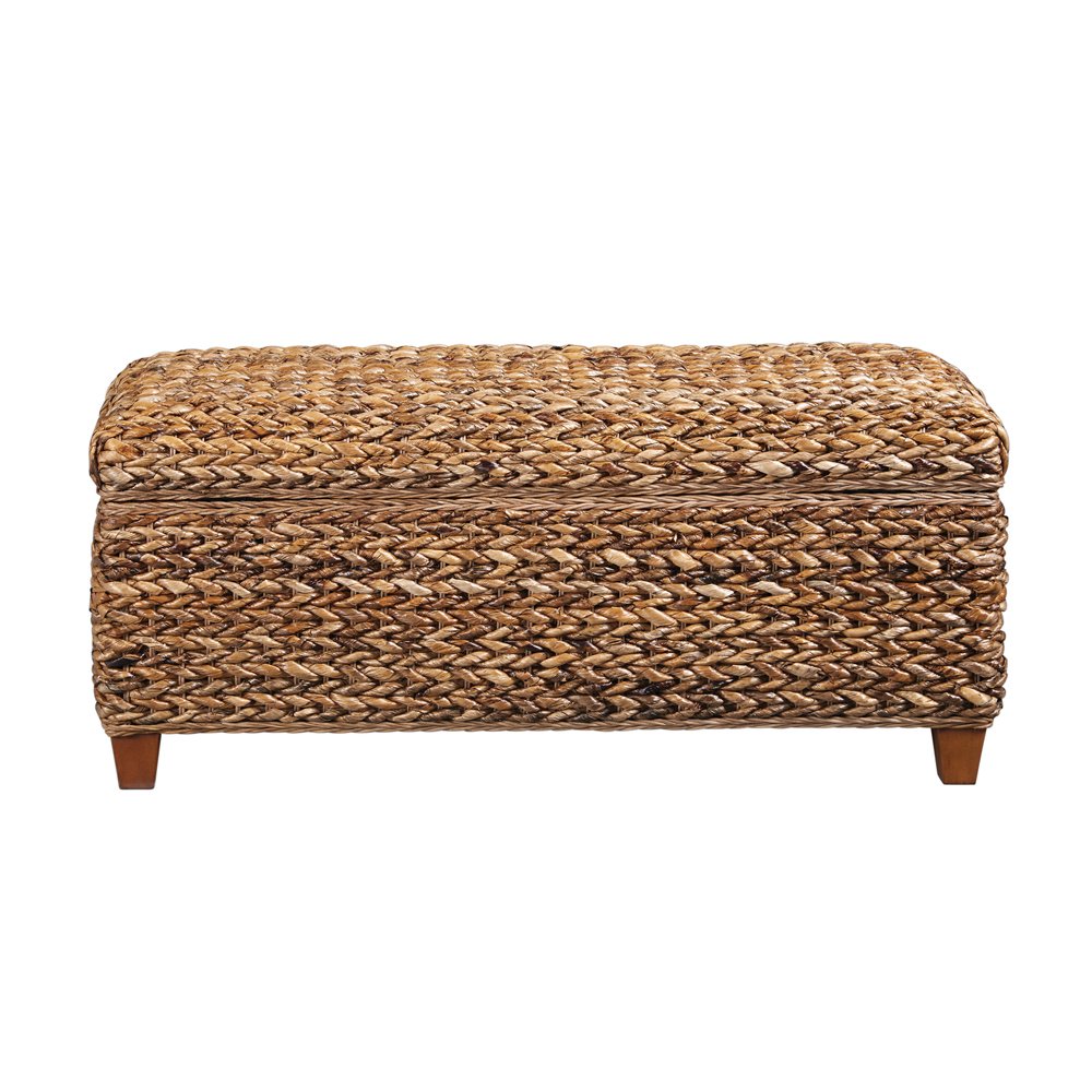 Amber Woven Banana Leaf Trunk. Picture 4