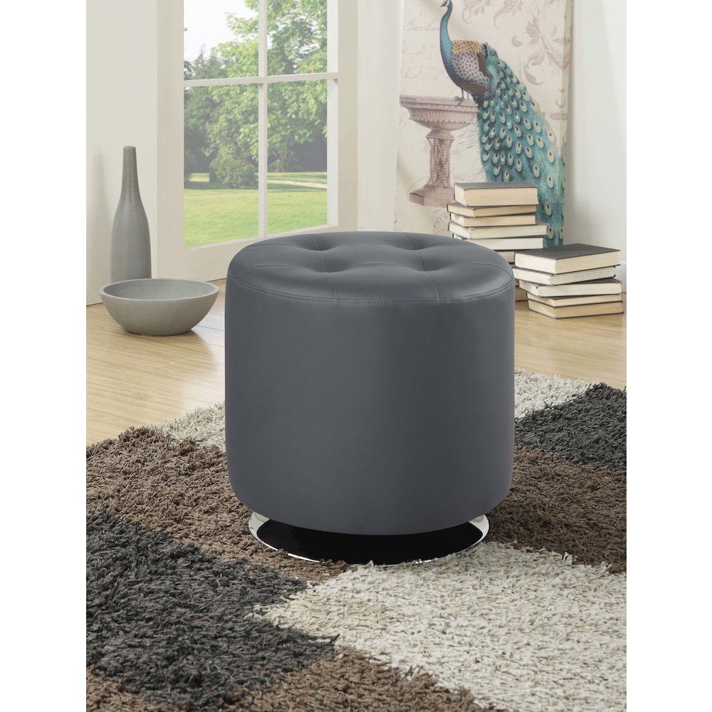 Round Ottoman. Picture 2
