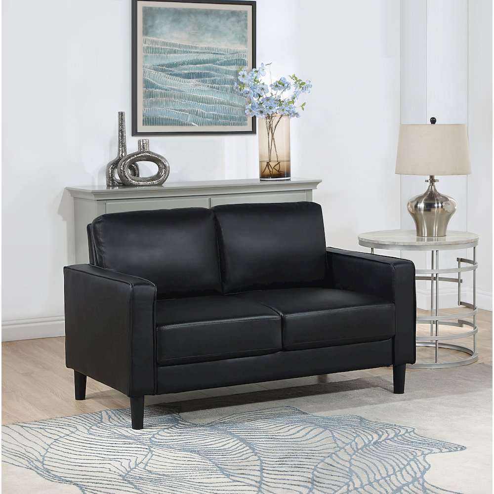 Track Arm Loveseat. Picture 2