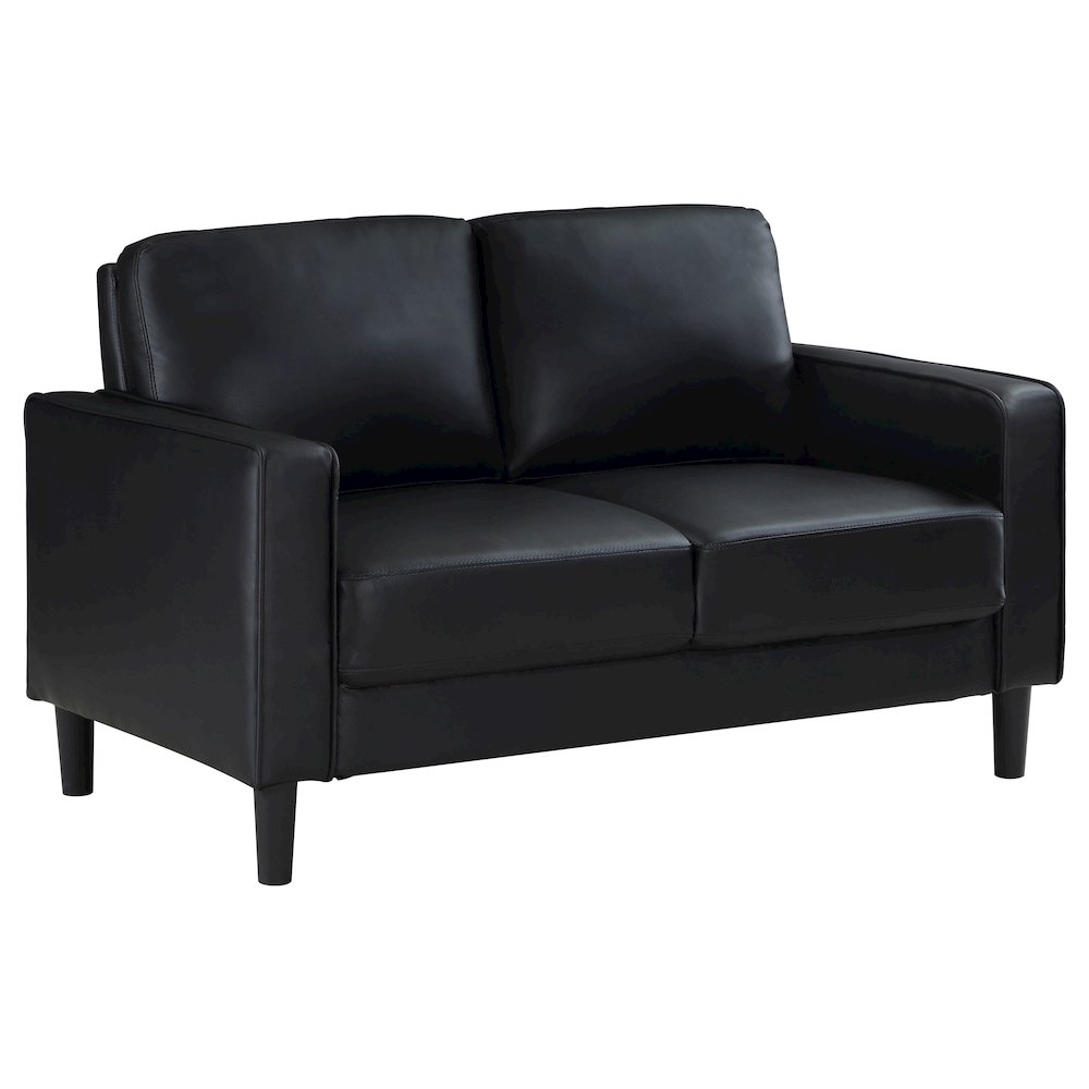 Track Arm Loveseat. Picture 1
