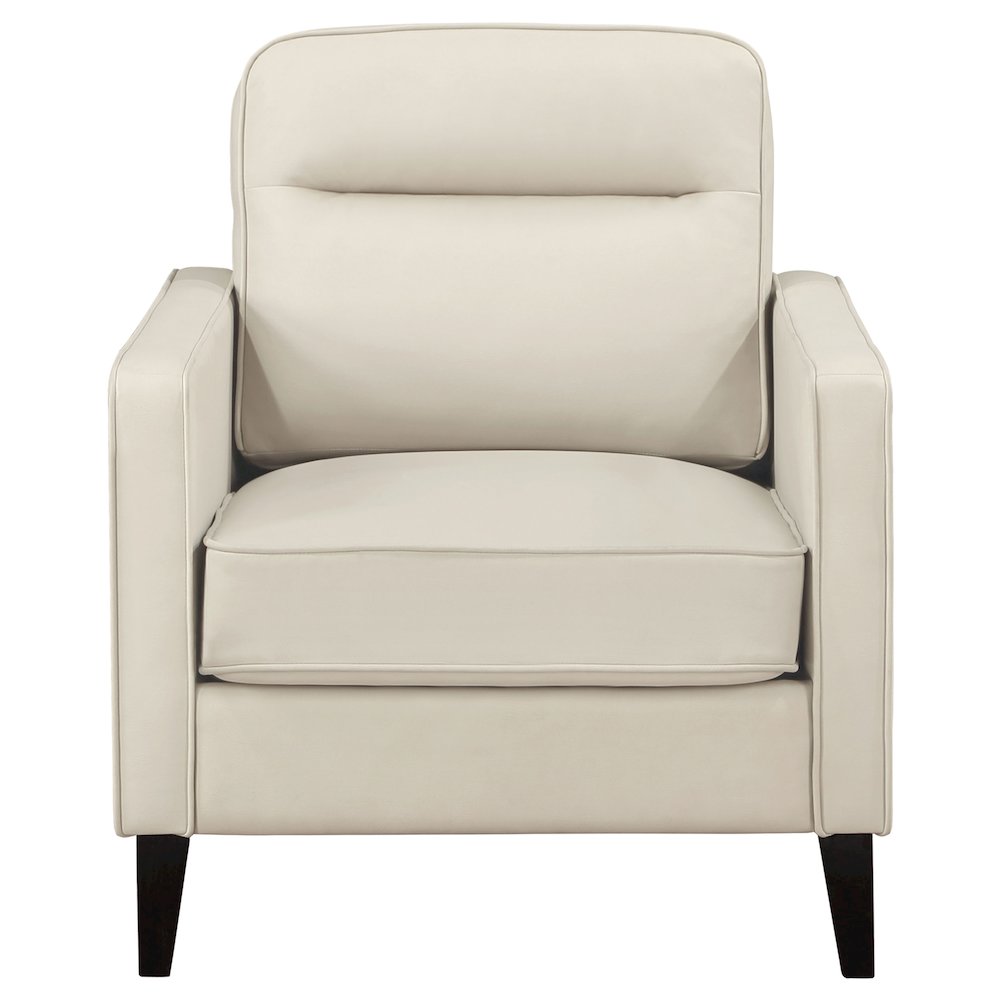 Upholstered Track Arm Accent Club Chair. Picture 3