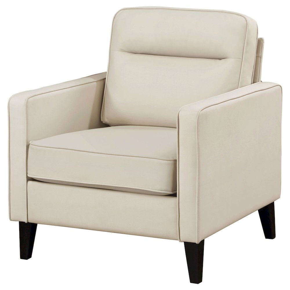 Upholstered Track Arm Accent Club Chair. Picture 4