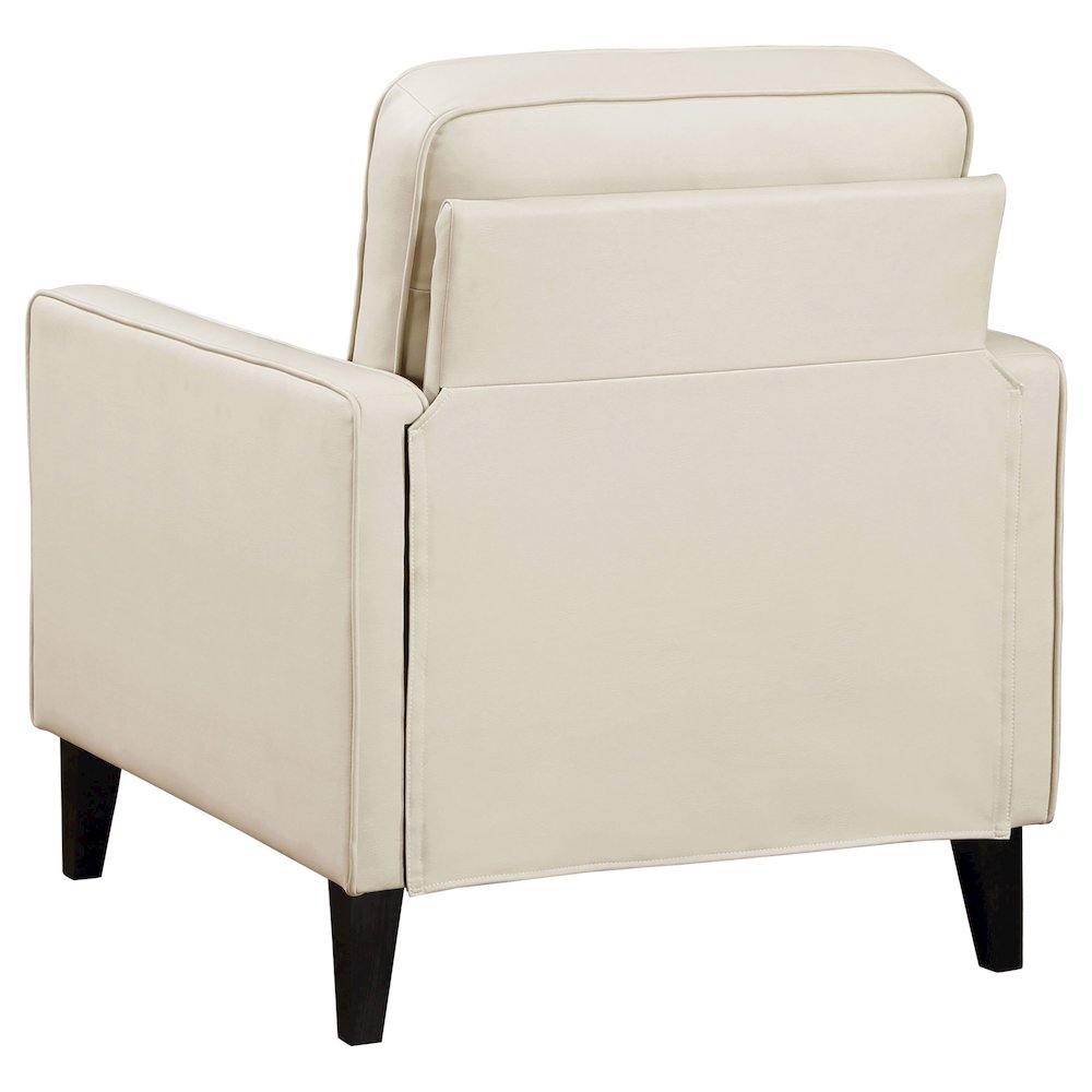 Upholstered Track Arm Accent Club Chair. Picture 6