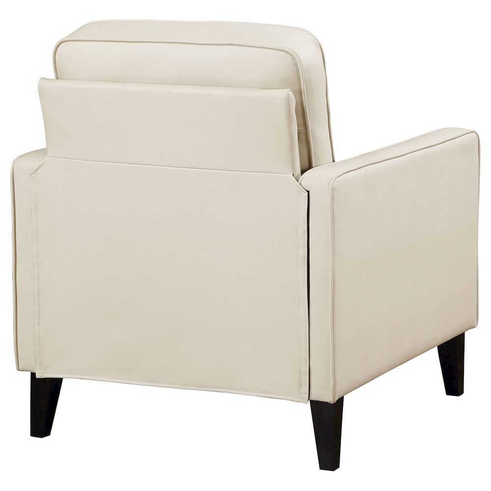 Upholstered Track Arm Accent Club Chair. Picture 7
