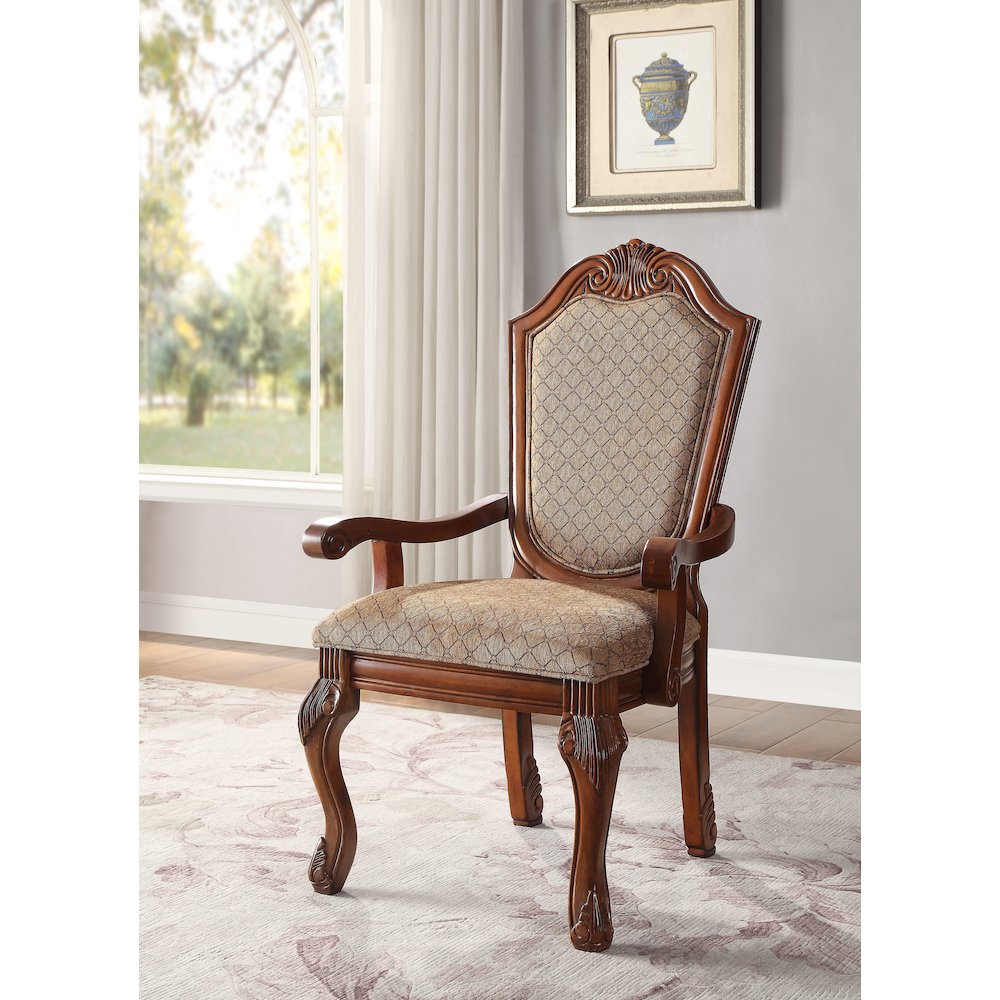 Arm Chairs with Arched Backrest (Set of 2). Picture 5