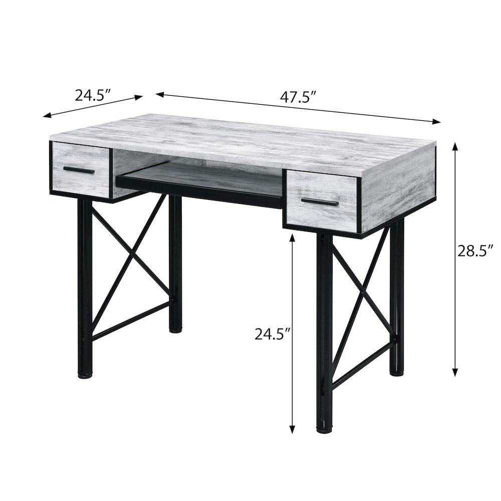 Computer Desk with Keyboard Tray. Picture 5