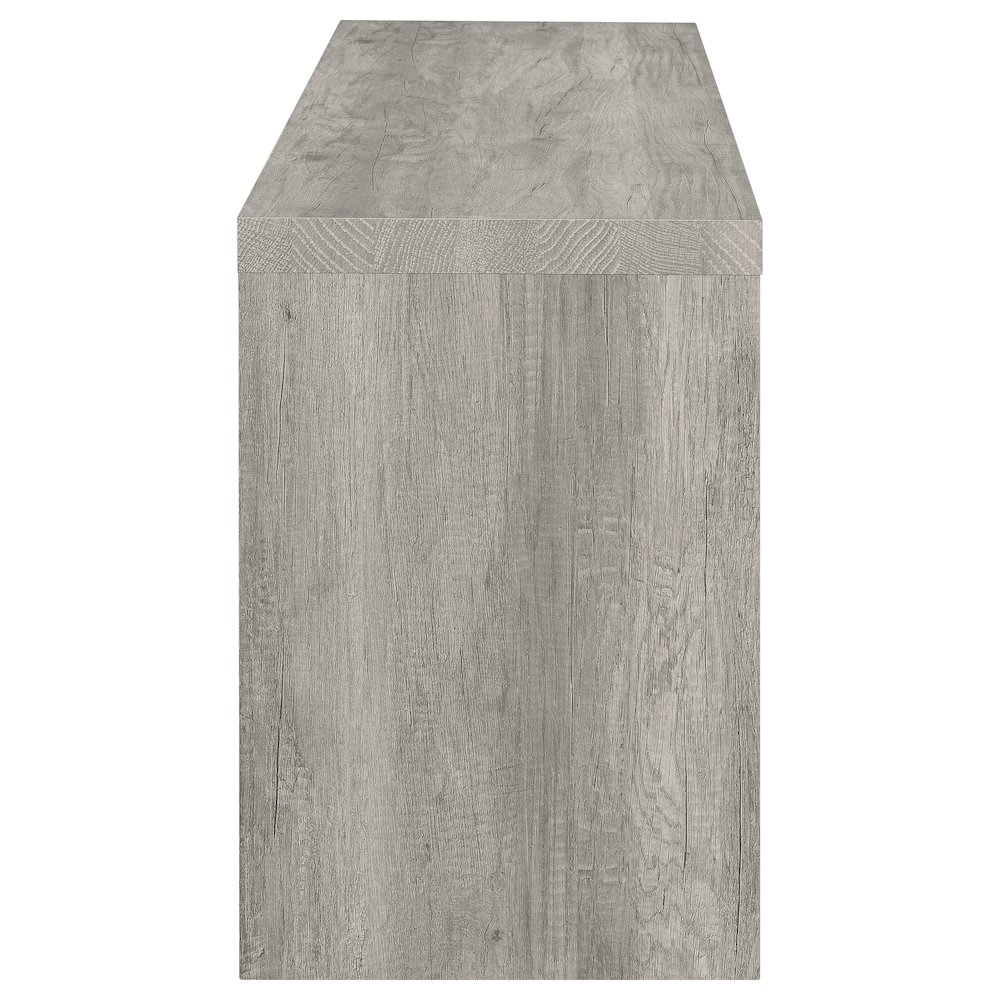 Grey Driftwood 2-drawer TV Console. Picture 8
