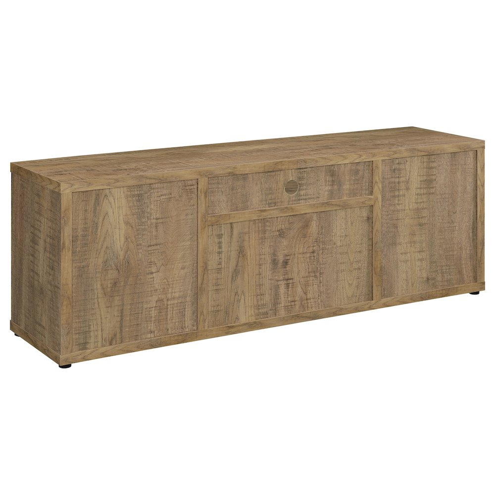 Mango 4-door TV Stand with Open Shelving. Picture 7