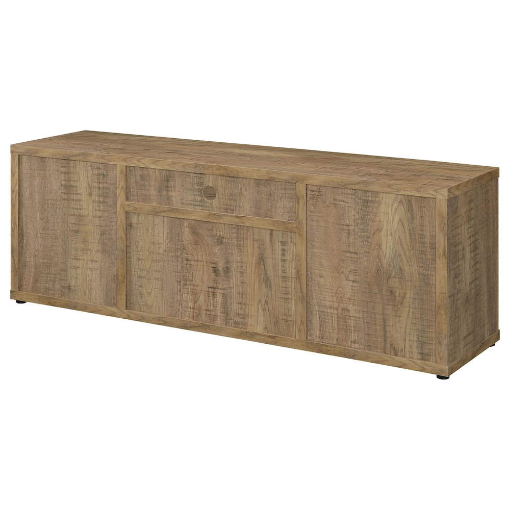 Mango 4-door TV Stand with Open Shelving. Picture 9