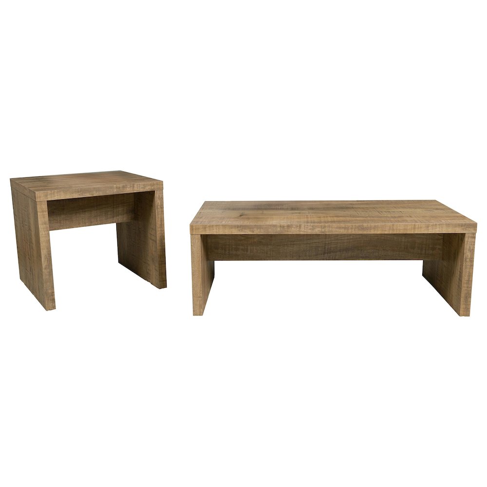 Brianna Mango 2-piece Rectangular Coffee and End Table Set. Picture 11