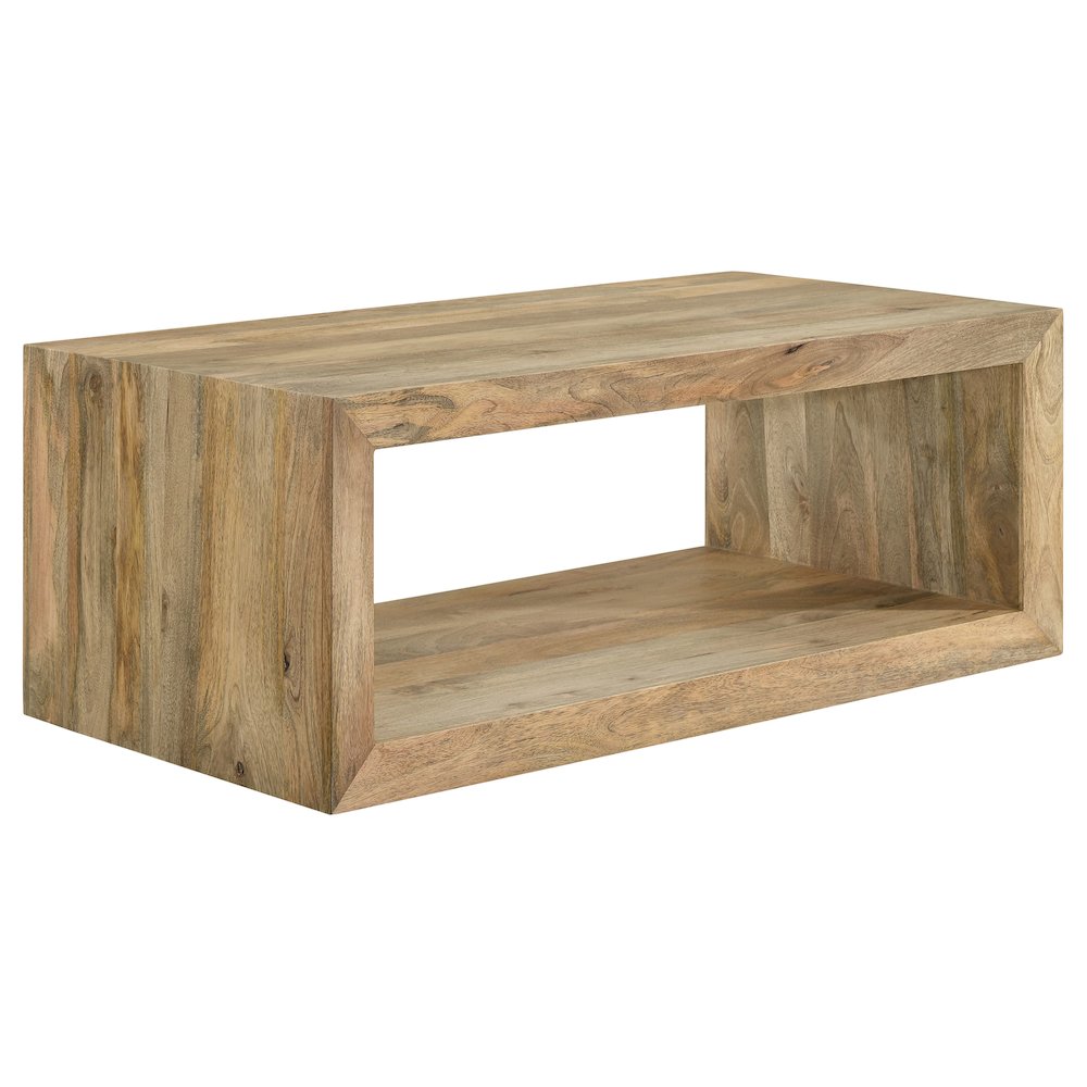 Natural Rectangular Coffee Table. Picture 1