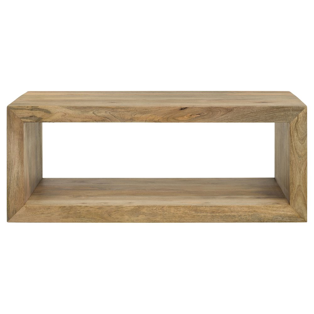 Natural Rectangular Coffee Table. Picture 3