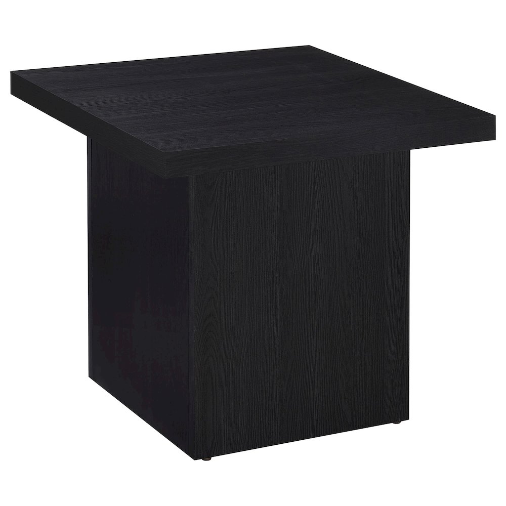 Exeter Black Square End Table. Picture 1