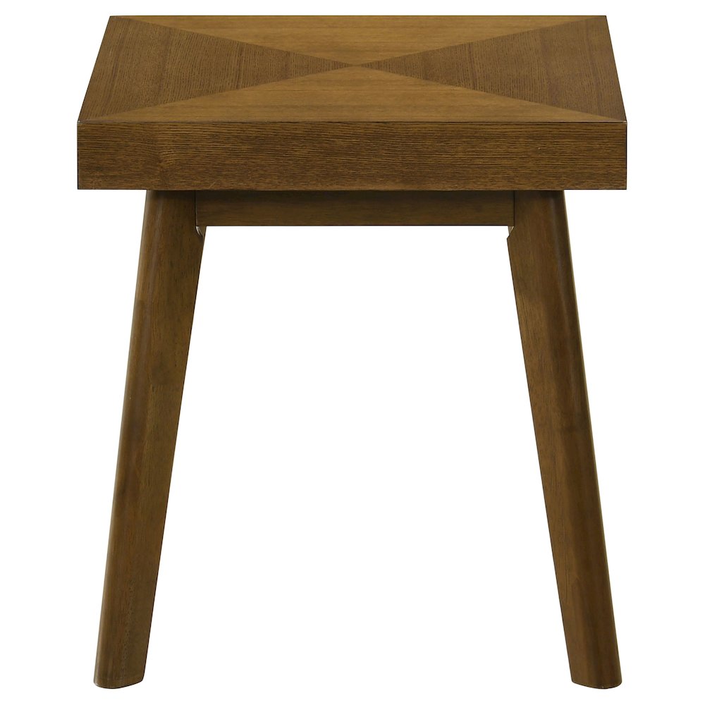 Walnut End Table with Diamond Parquet. Picture 3