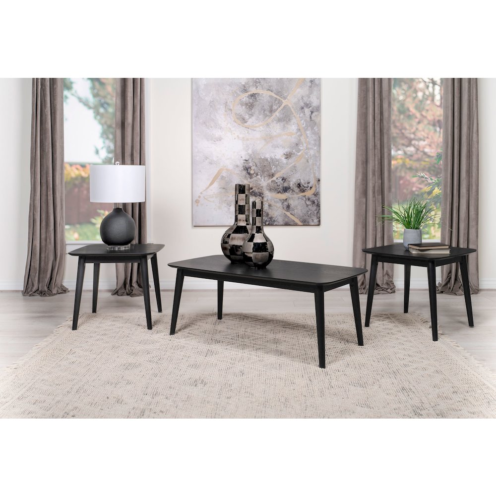 Black 3-piece Occasional Set. Picture 8