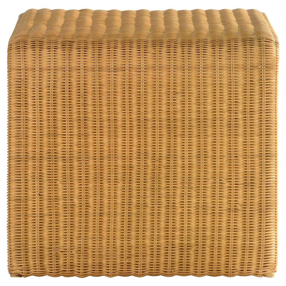 Natural Square Open Base End Table. Picture 4