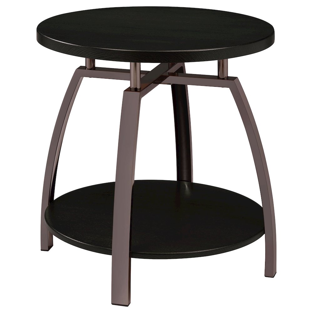 Starrett Dark Charcoal 2-piece Round Coffee Table Set. Picture 3